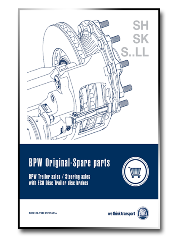 Trailer Axles / Steering Axles with ECO Disc Trailer Disc Brakes